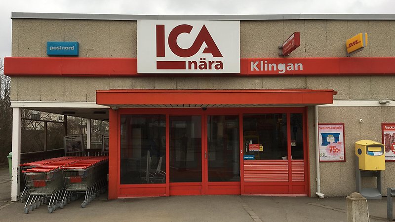 Ingången till ICA, Sävsjö