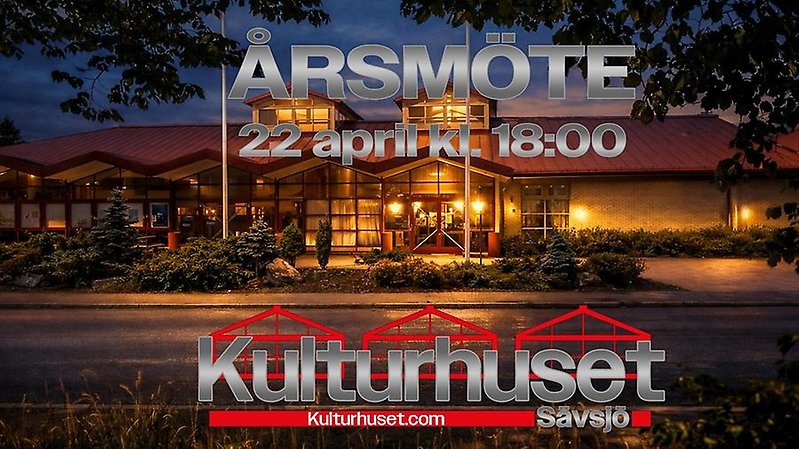 årsmöte på kulturhuset